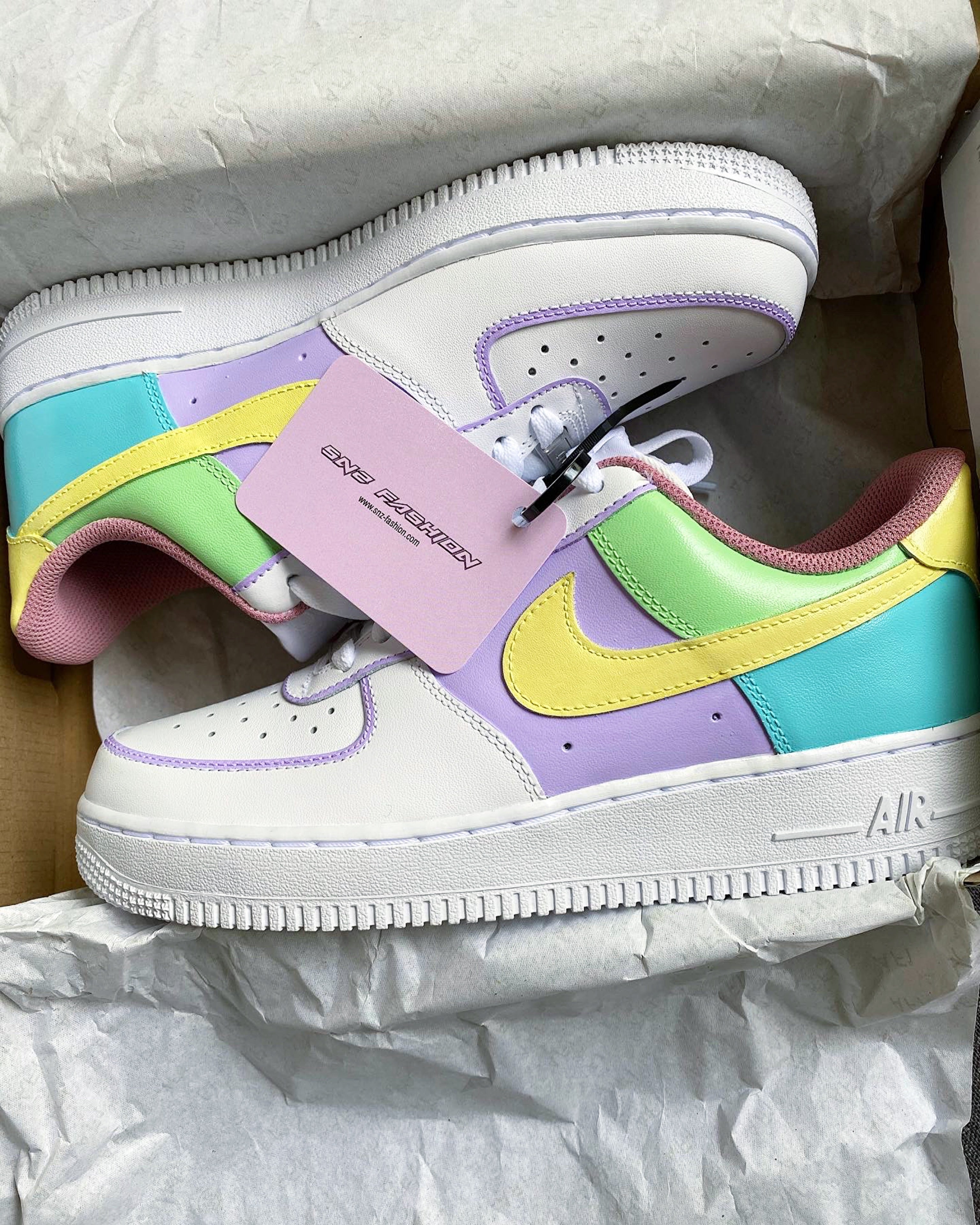 rainbow nike air force