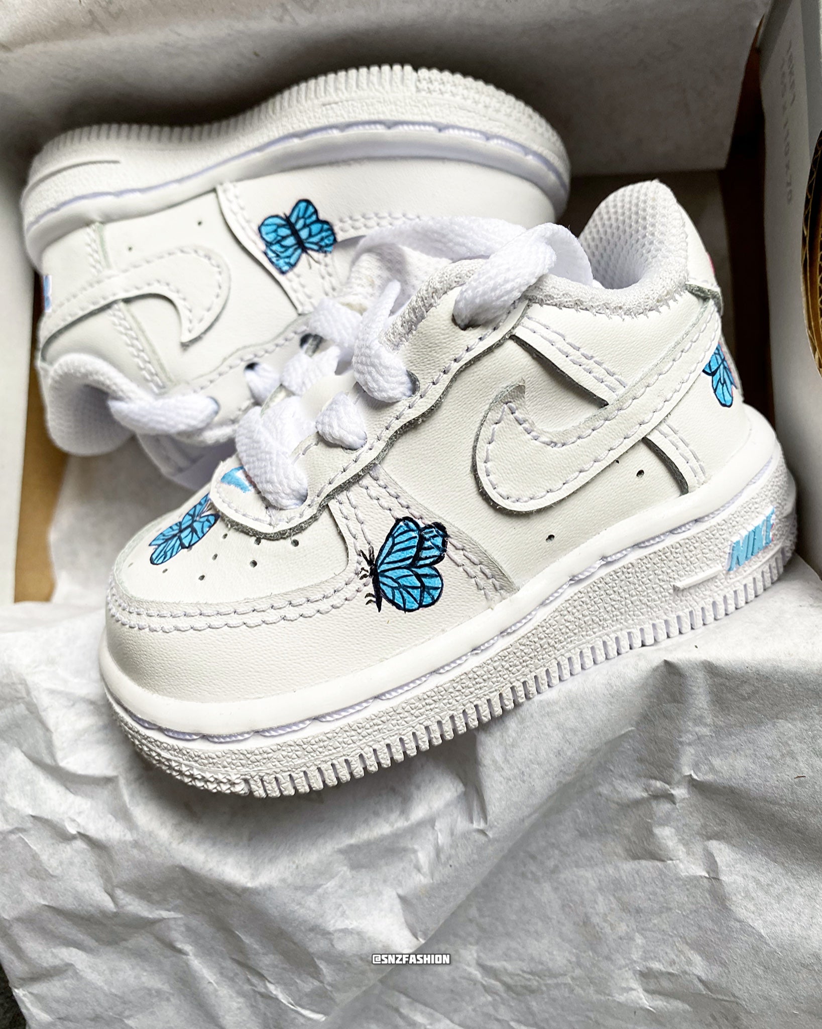 air force ones butterfly