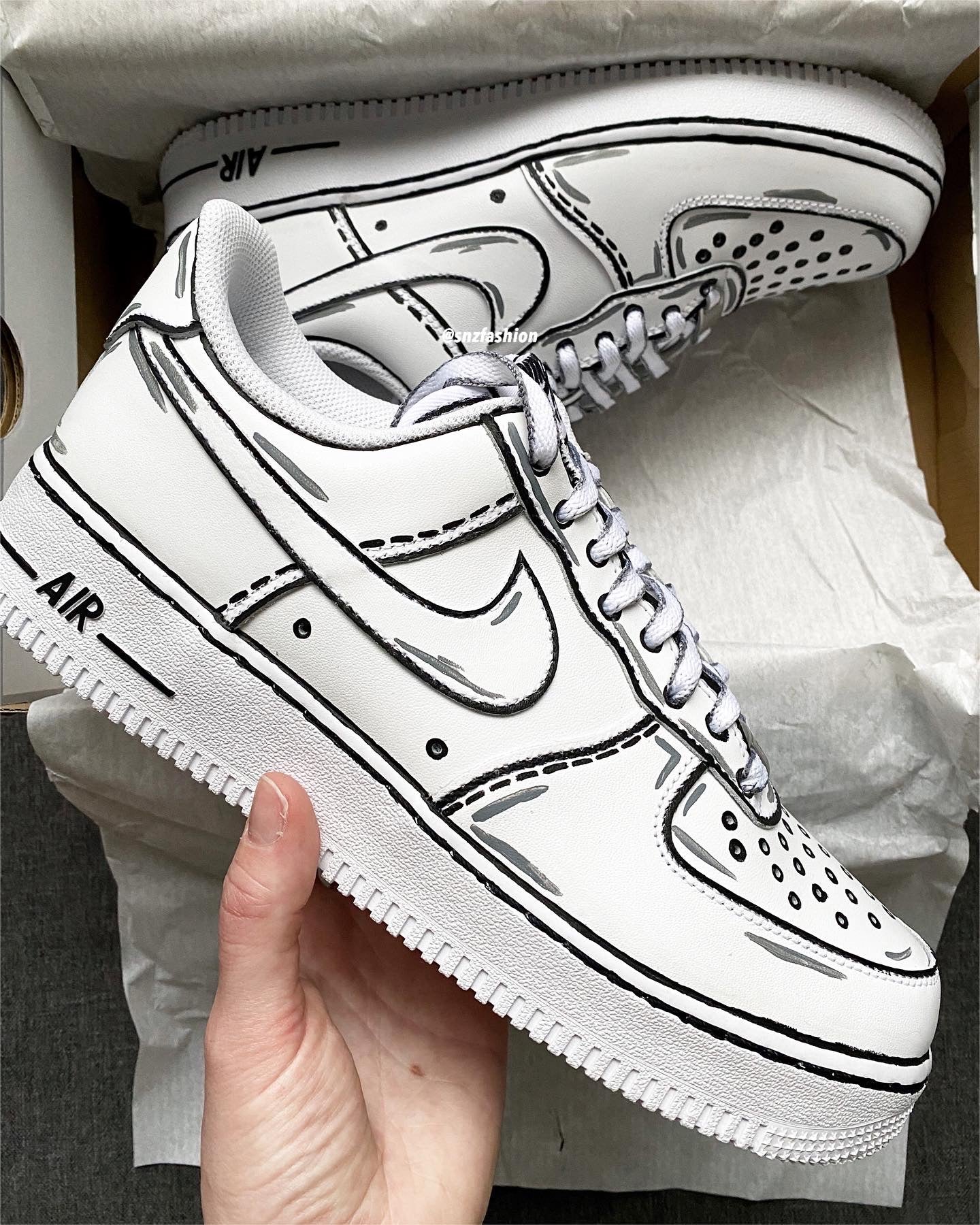 cartoon air force 1's