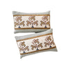 Antique Embroidered Turkish Towel Pillow (#E020923 | 11 x 18") New Pillows B. Viz Design 