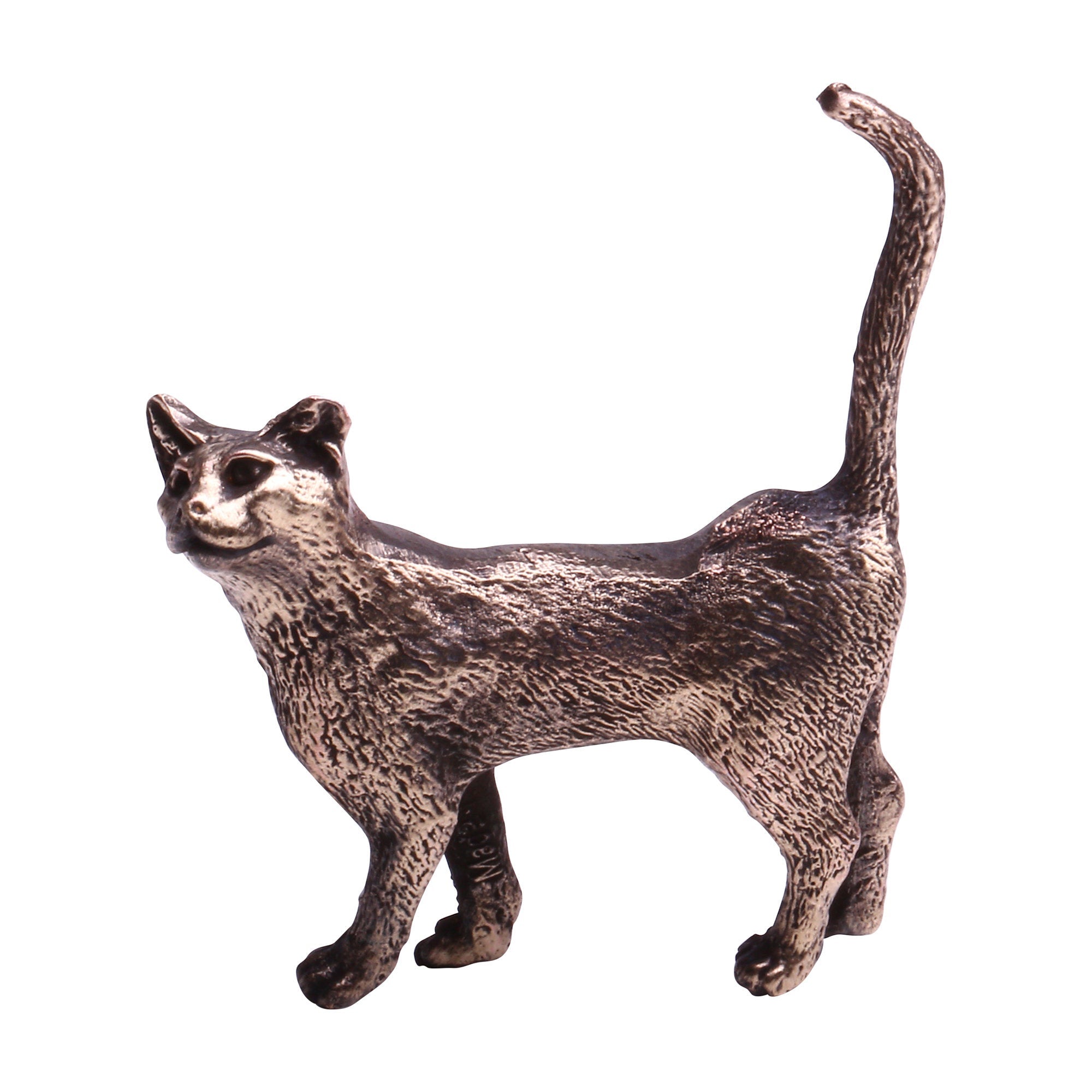 Chat Miniature Sculpture Figurine Collection Animaux Art Reproduction By Mode France
