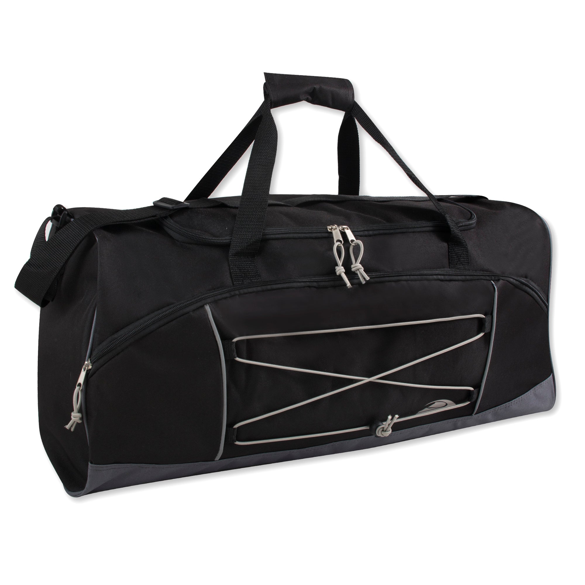 66cm Large Duffel Bag 58L Capacity - Black - BagsInBulkcouk product image