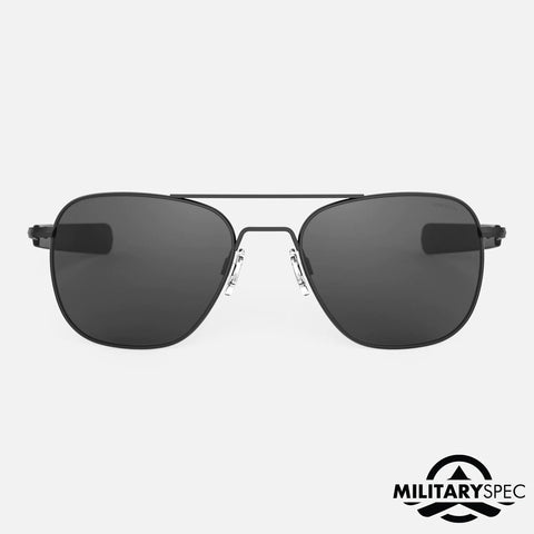 Matte Black Military Special Edition Aviator Men’s Best Seller Sunglasses