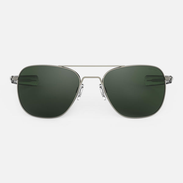 Randolph USA Aviator Polarized Satin Silver