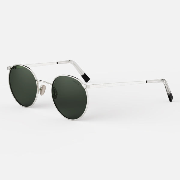 P3 Round Sunglasses in 23k Gold | Randolph USA