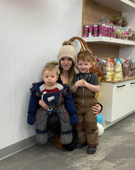 famille a la pralinière, crèmerie et chocolaterie Saint-Georges