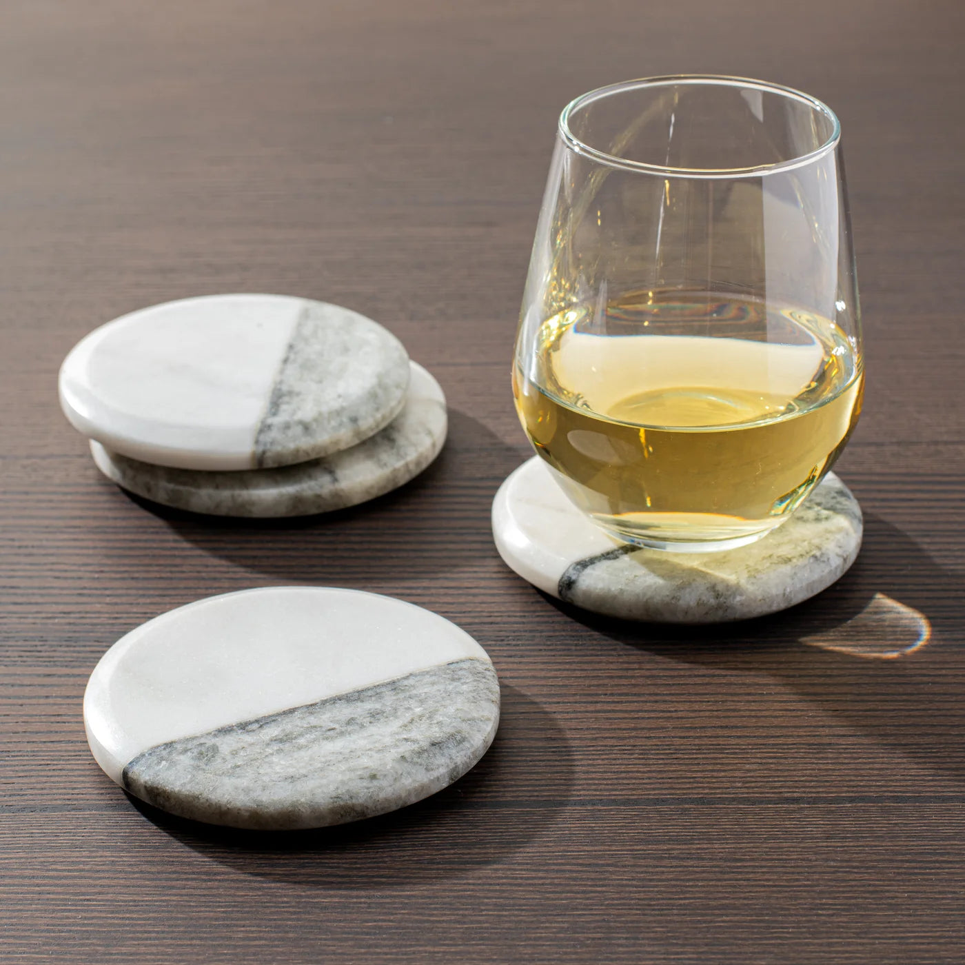Fishing Striped Bass Ivory Tumbled Marble 4IN x 4IN Coasters Gift Set -  Shop Erazor Bits