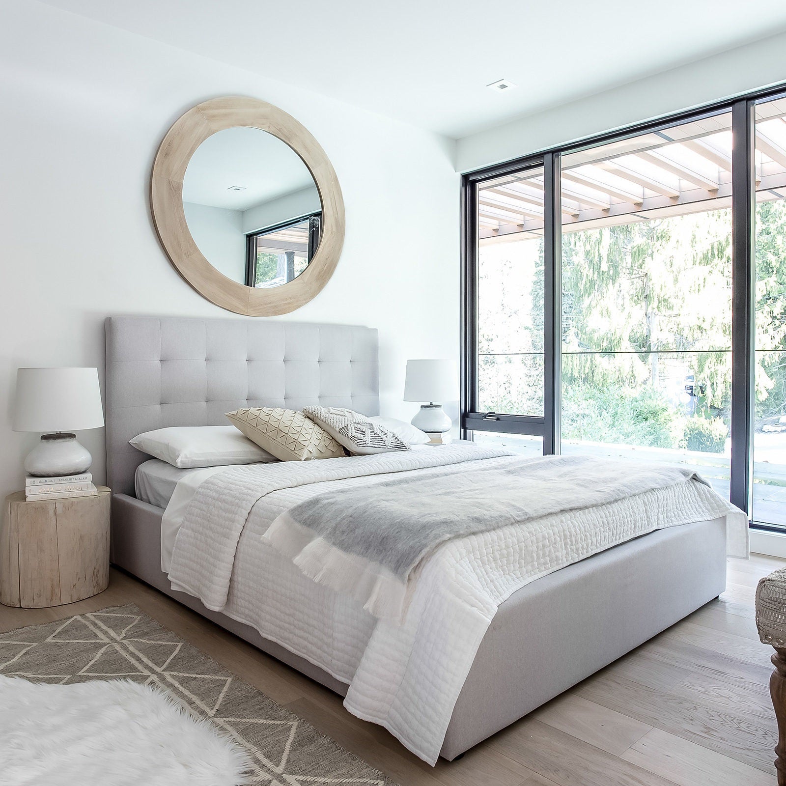 #SALE! Dakota Double Bed Horizon Grey