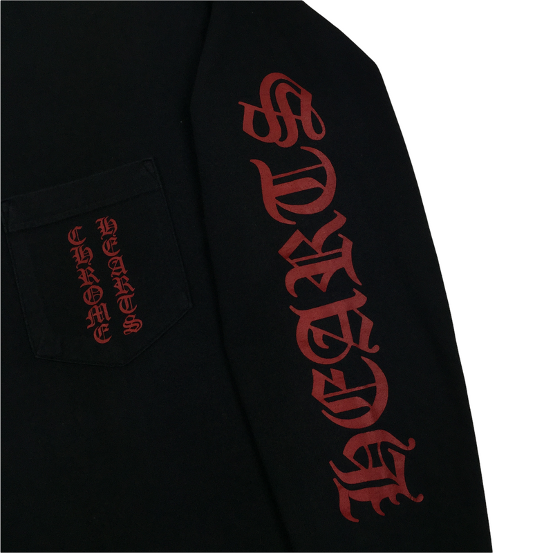 Chrome Hearts Black Red Old English Longsleeve – Dukes Archive