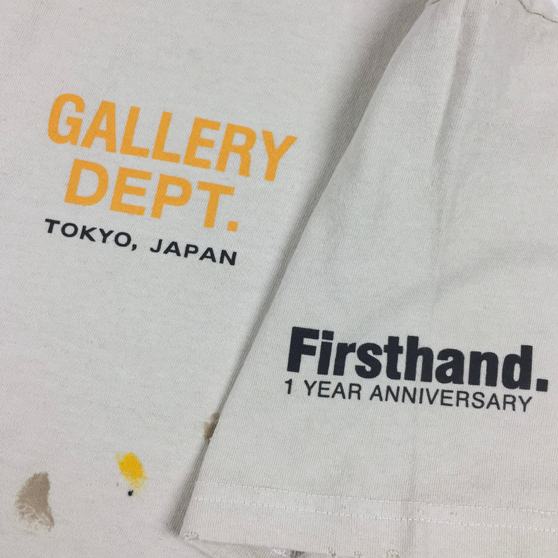 Gallery Dept White First Hand Tokyo Exclusive Tee – Dukes Archive