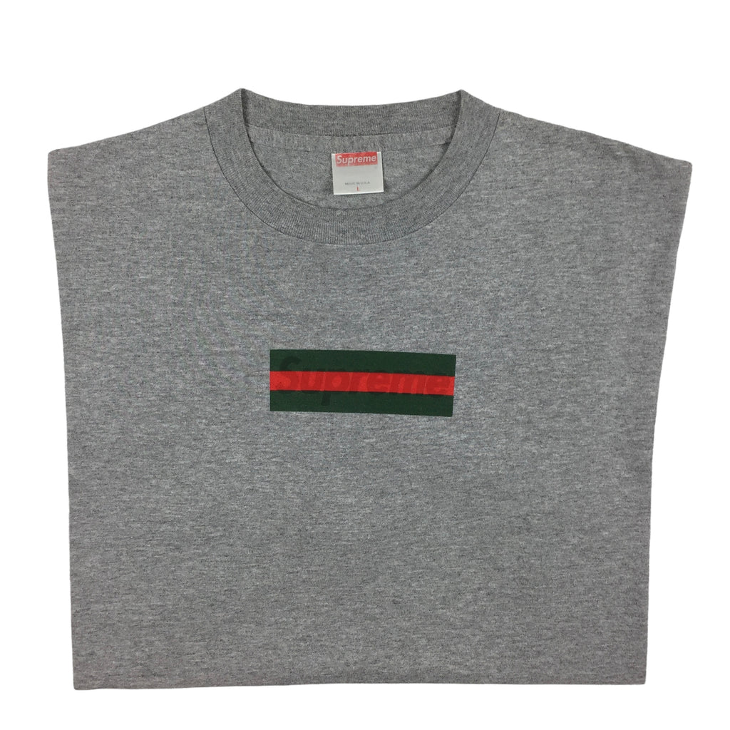 2000 Supreme Gucci Grey Box Logo Tee – Dukes Archive