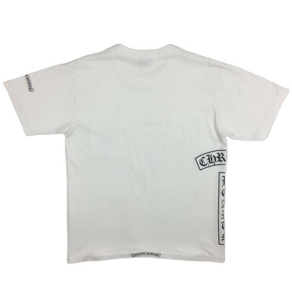 Chrome Hearts White Neck Logo Tee – Dukes Archive