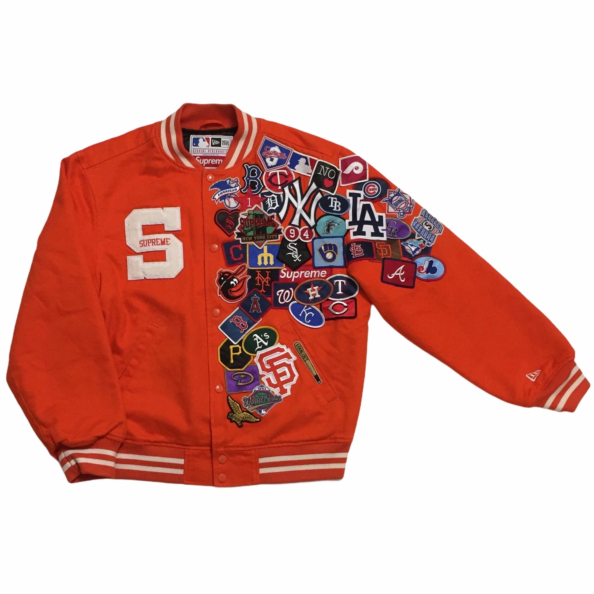 supreme baseball jacket