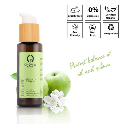 omorfee-green-apple-face-wash-best-face-wash-for-oily-skin