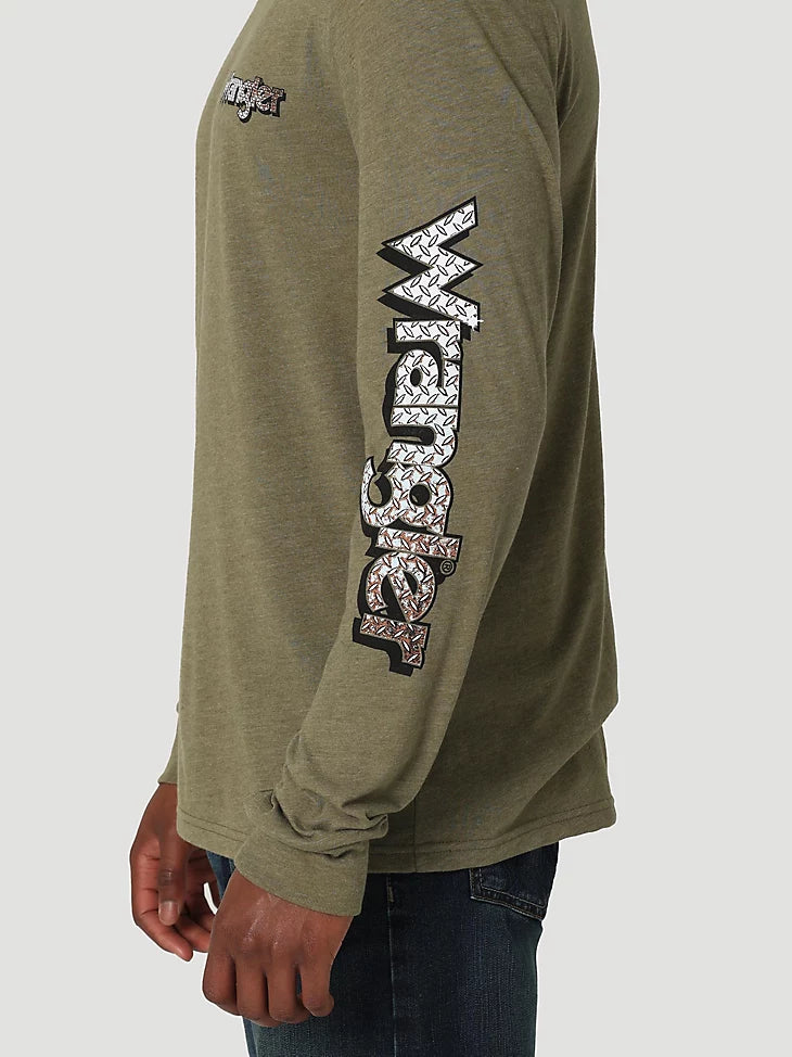 Wrangler Diamond Cut Men's Long Sleeve T-Shirt – Wiseman's Western