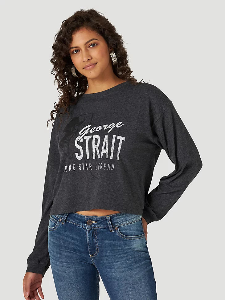 Legend Wrangler George Strait Women's Cropped T-Shirt – Wiseman's Western