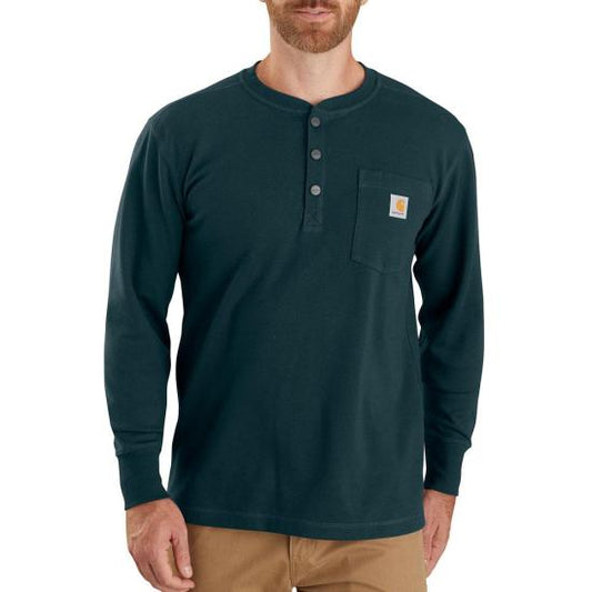 Carhartt Paul Rugged Flex Relaxed Fit Canvas Fleece-Lined Shirt