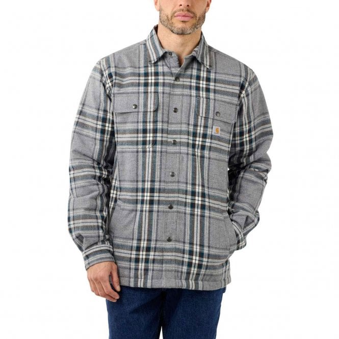 Carhartt Parker Relaxed Fit Flannel Sherpa-Lined Shirt Jac – Wiseman’s ...