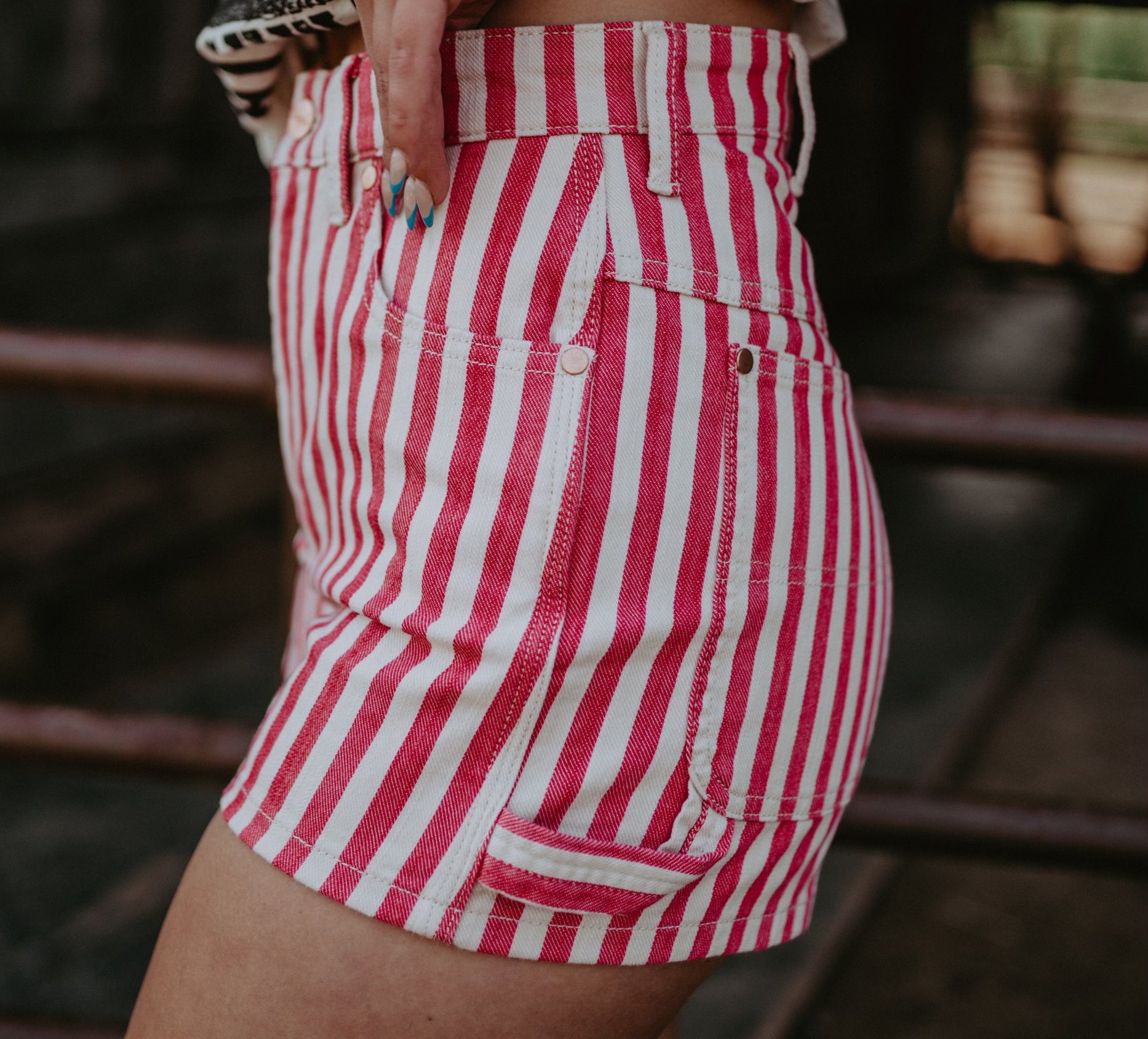 Wrangler Vintage Dolly Striped Shorts – Wiseman's Western