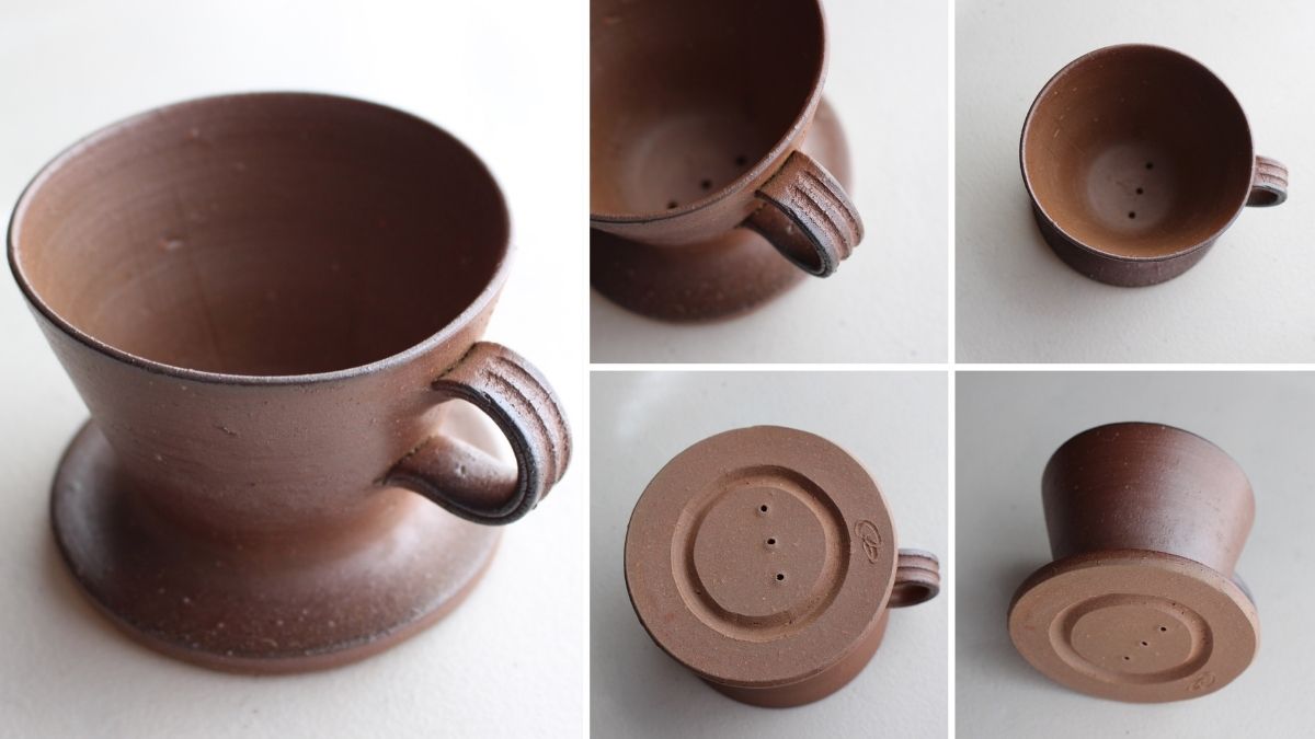 Everything is one of a kind! Bizen Pottery Coffee Dripper to Enjoy Individuality
