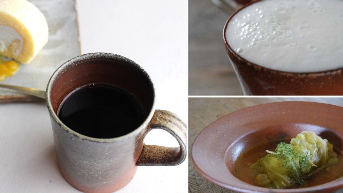 Bizen Pottery Mugs with Excellent Tableware Properties