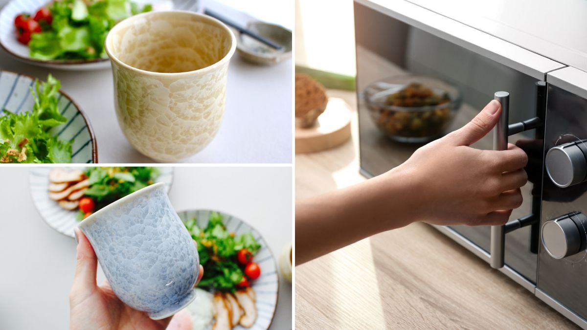 Dishwasher and microwave-safe teacups for easy everyday use