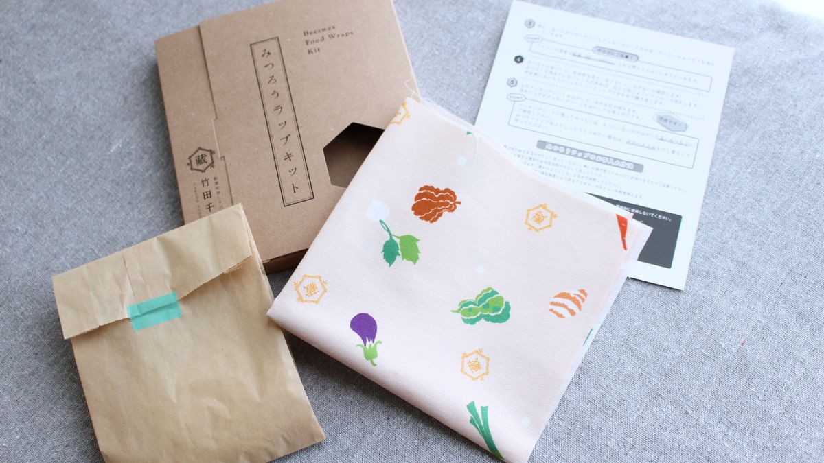 Eco-friendly, cute and reusable honey wax wrap