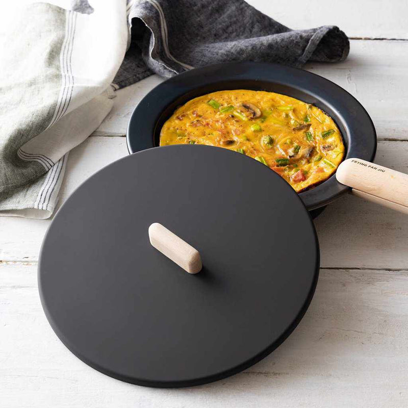 【金属加工】鉄フライパン FRYING PAN JIU ハンドルセット（ウォルナット）L