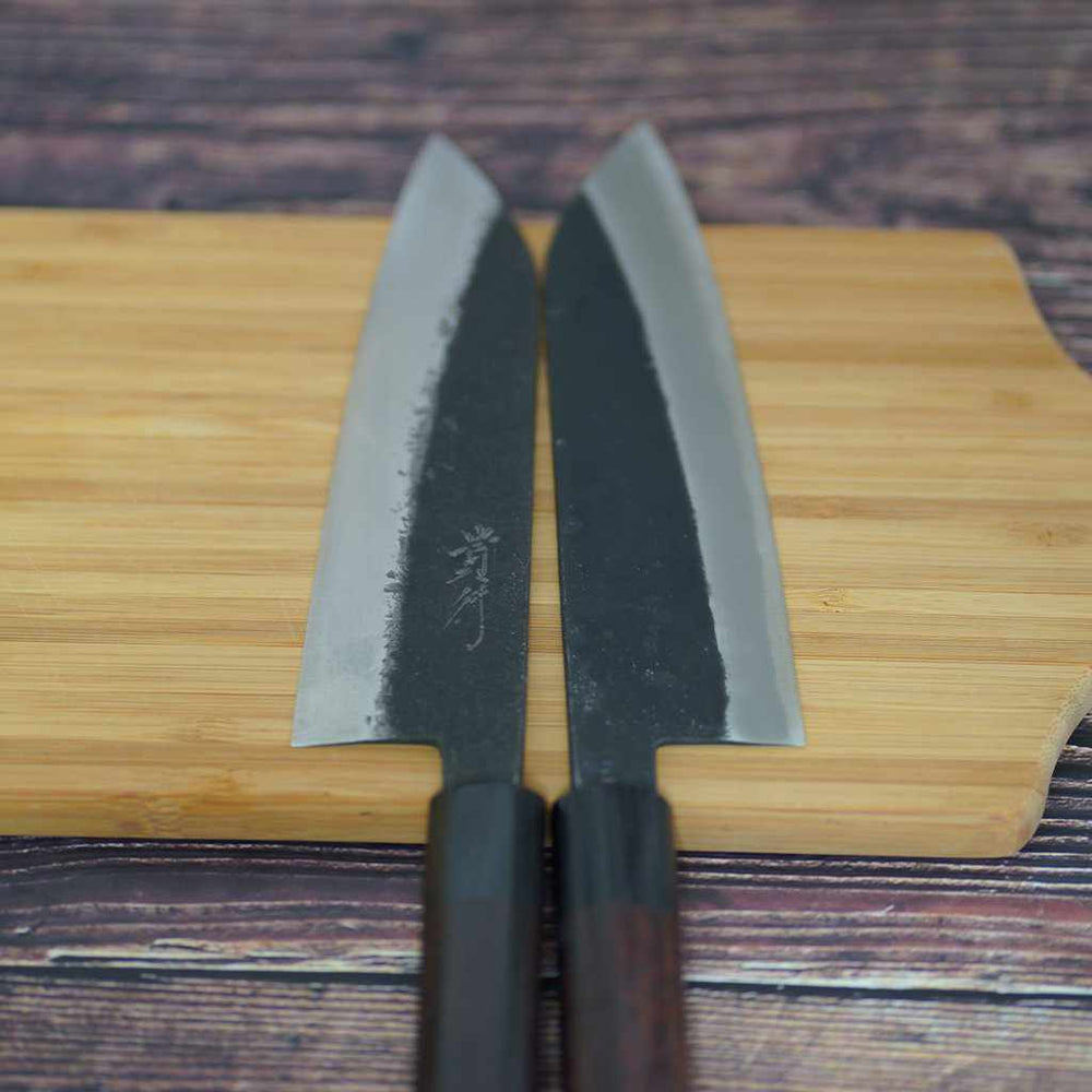 【三徳包丁】本鍛造 黒打 三徳包丁 170mm