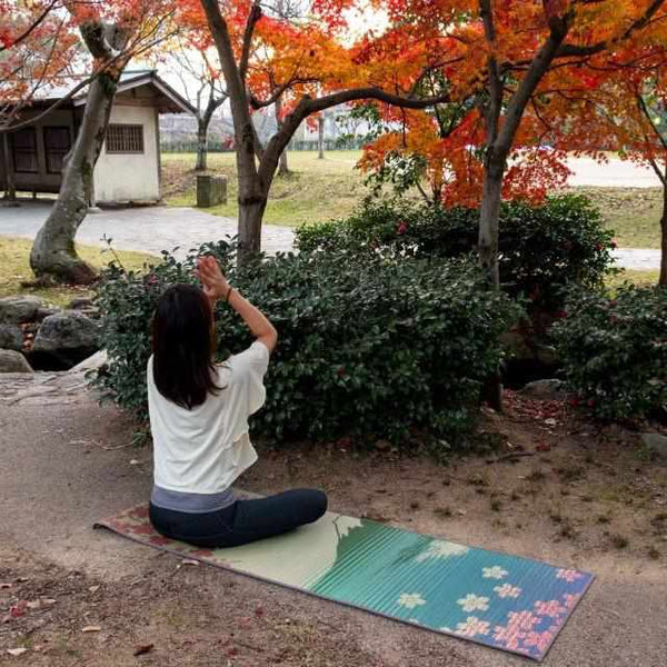 【い草-畳】イケヒコ い草ヨガマット SAKURA富士 (60×180cm)