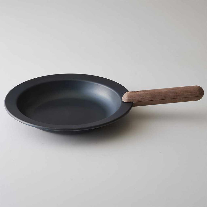 【金属加工】鉄フライパン FRYING PAN JIU ハンドルセット（ウォルナット）L