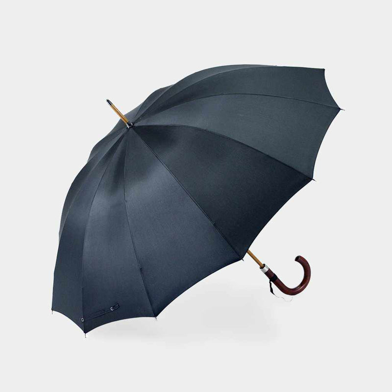 「紳士」雨傘 トラッド 12 カーボン 
