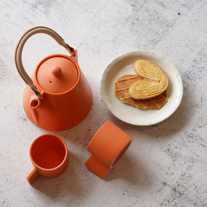 【ギフトセット】茶和花の鞠と煎茶のセット 紅梅 | 宇治茶とフラワーデザイン | 茶和花 京都宇治