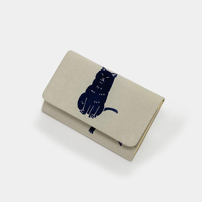 【カードケース】黒ネコ | 加賀友禅