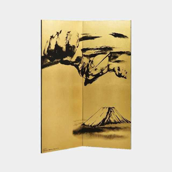 【屏風】ウルトラマン 富士山 (縁なし) | 本装屏風 – 水墨画
