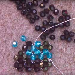 Right Angle Weave beading stitch tutorial