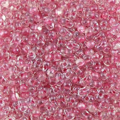 Miyuki Berry Seed Bead Inside Color Lined Sparkle Peony Pink 22g Tube (1524)