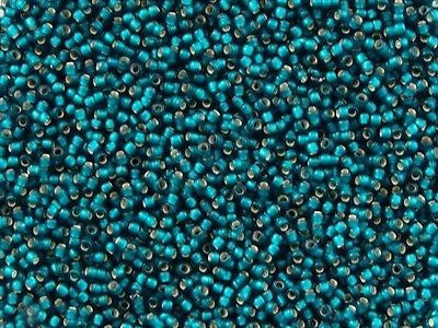 Toho CUBE Seed Beads 4mm MATTE IRIS TEAL 2.5 Tube