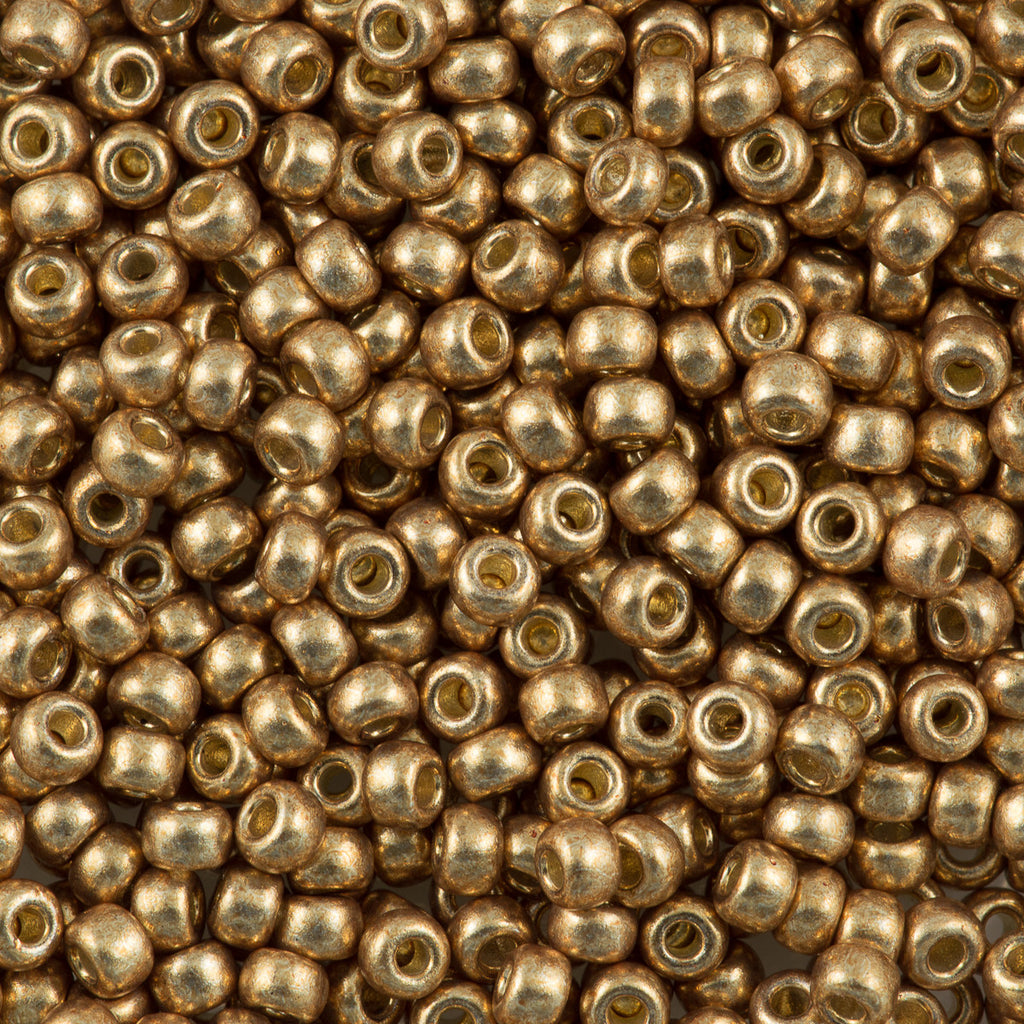 Miyuki Round Seed Beads 80 Duracoat Galvanized Champagne 22g Tube 42 Aura Crystals Llc 3809