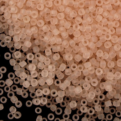 50g Toho Round Seed Bead 11/0 PermaFinish Galvanized Rose Gold (551PF)