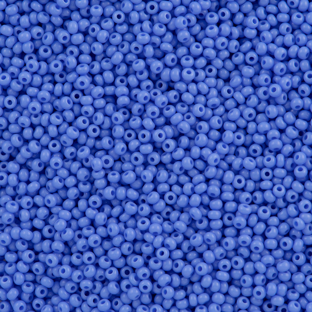 Czech Seed Bead 11/0 Opaque Pale Blue 2-inch Tube (33020) | Aura ...