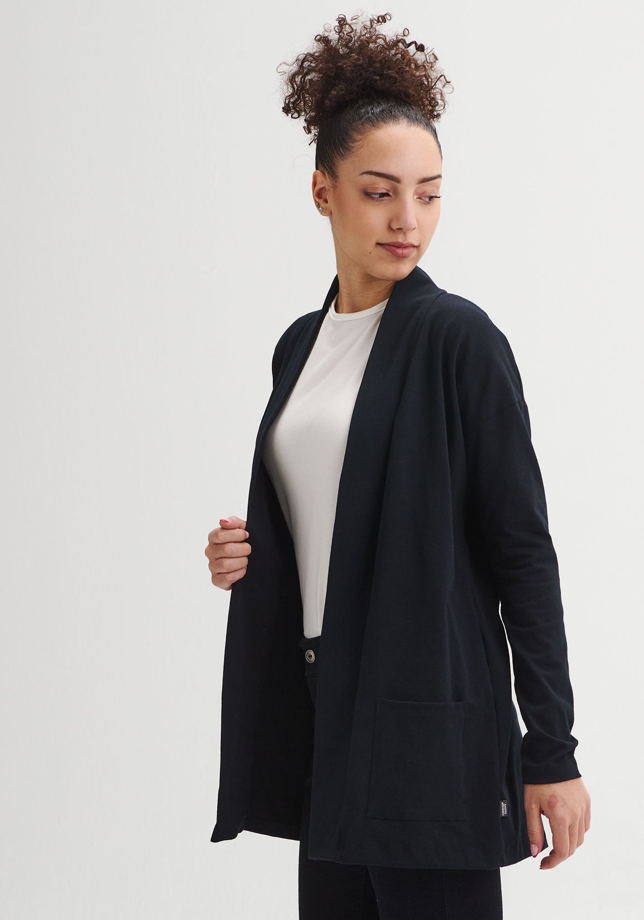 CAPLAN - Cardigan noir