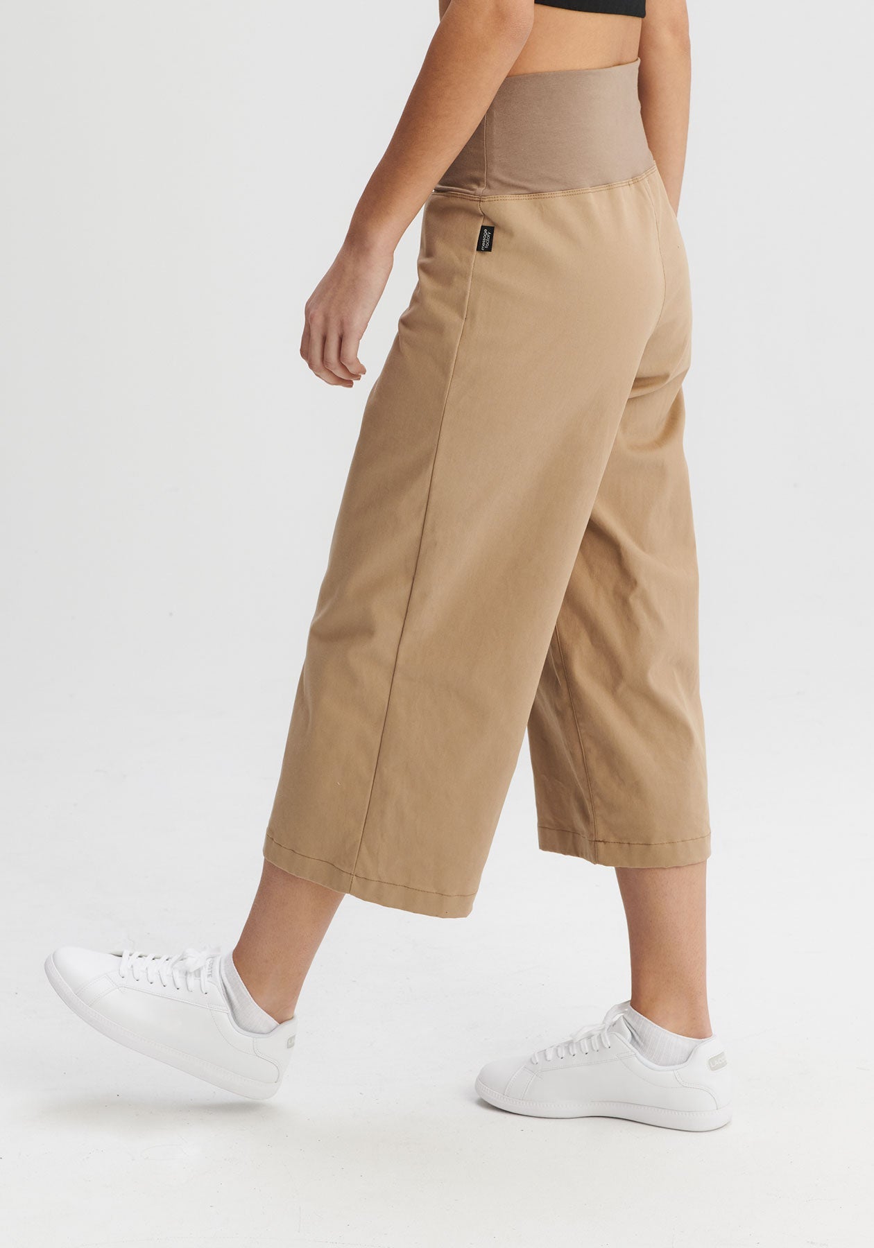 BLUE ICE - Gauchos sable en coton bio