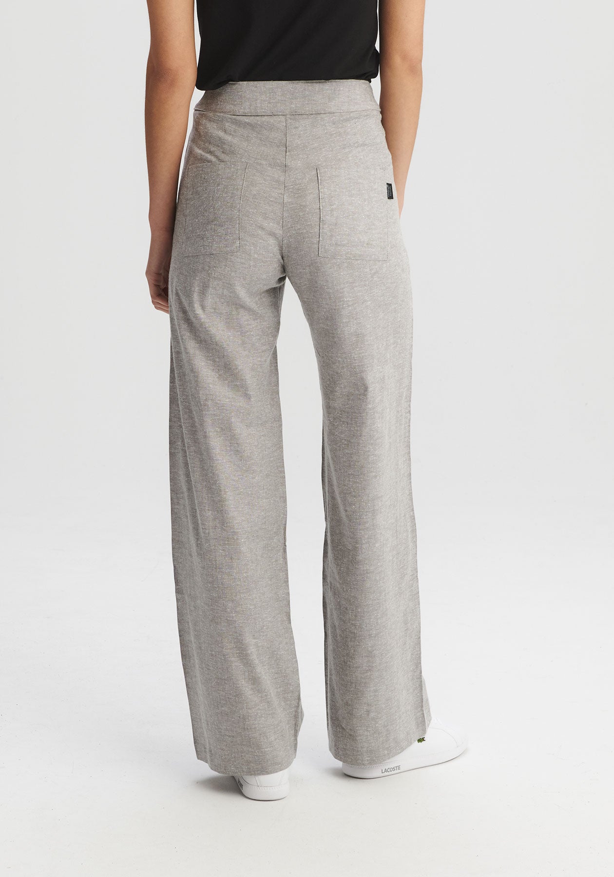 RICHELIEU - Pantalon taille haute gris