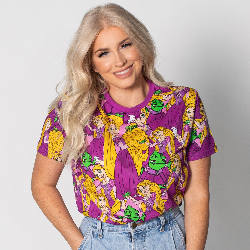 Disney Princess AOP Print T-Shirt—Cakeworthy