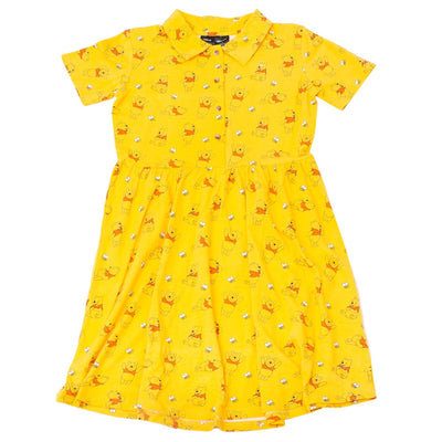 winnie the pooh overall dress