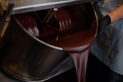 I Ground Cocoa Nibs into Chocolate Liquor for 24hrs 