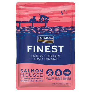 Fish4Dogs salmon mousse 100g pouch