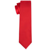 Red Silk Tie - Tie, bowtie, pocket square  | Kissties