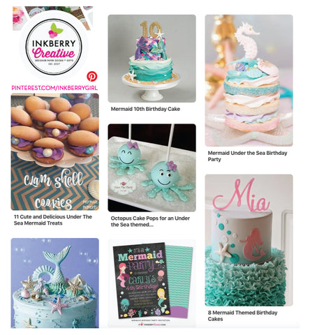 mermaid party ideas on pinterest by inkberrygirl inkberry cards inkberry creative